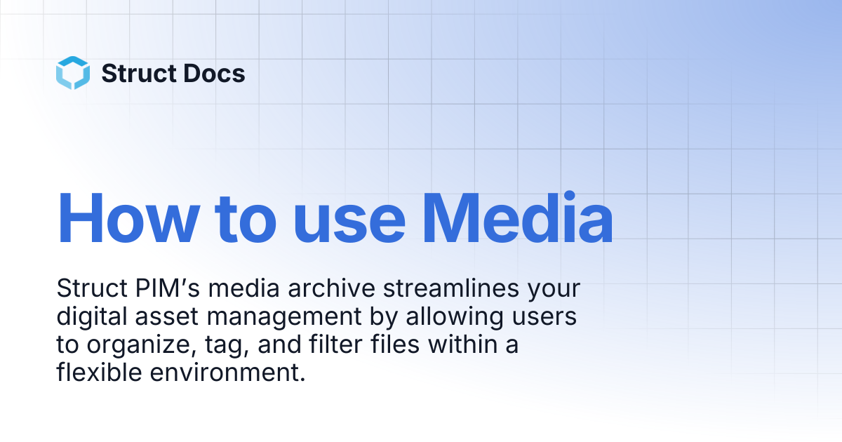 How to use Media | Struct Docs