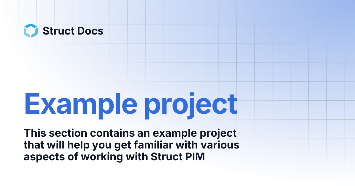 Example project | Struct Docs