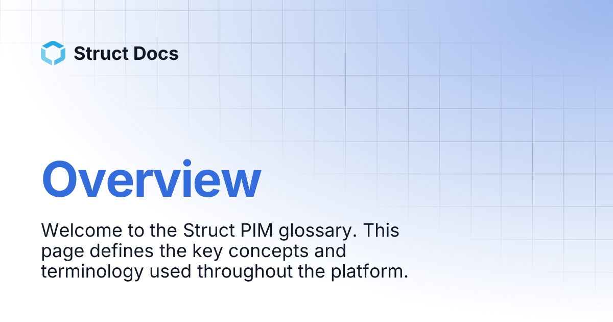 Overview | Struct Docs